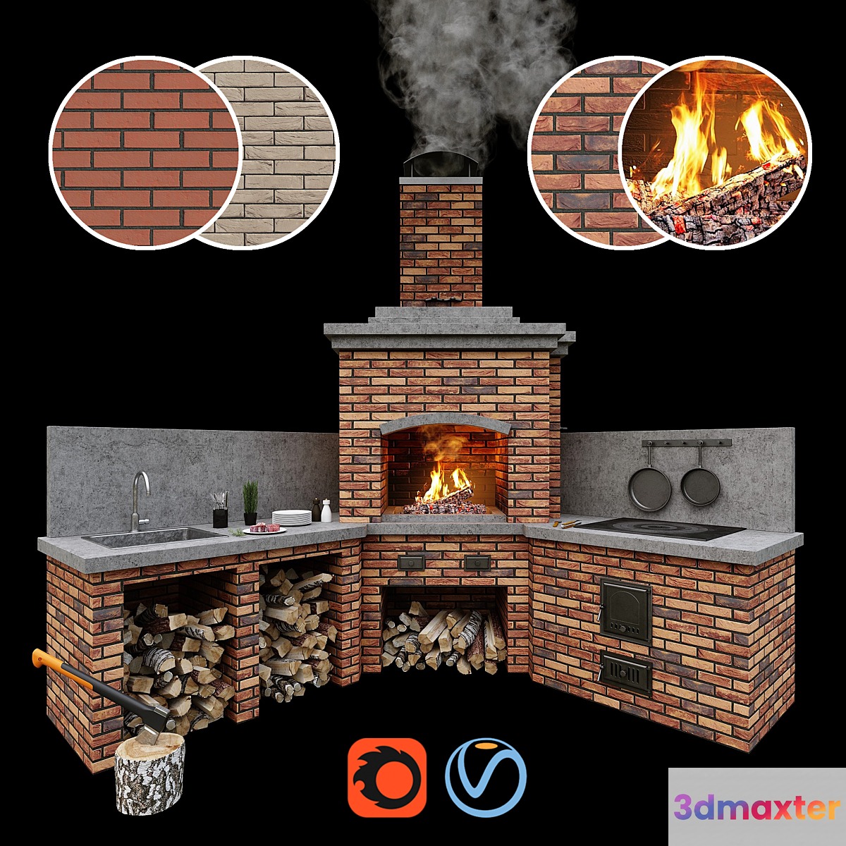 Barbecue oven 2 _ Brick BBQ 2