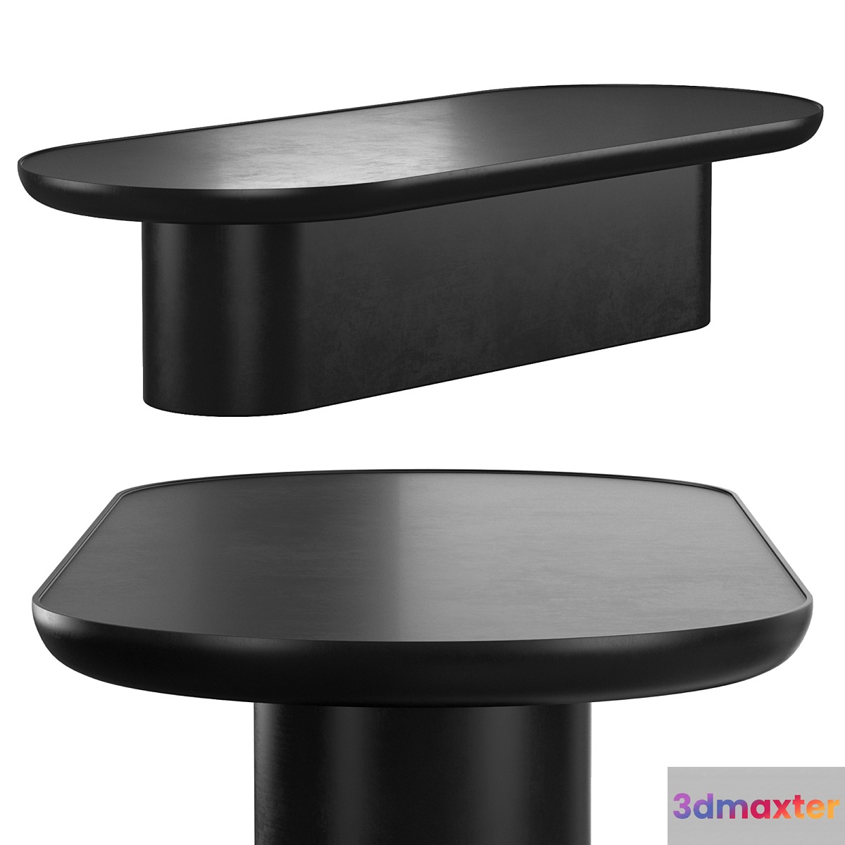 Table Black Oval - No.2