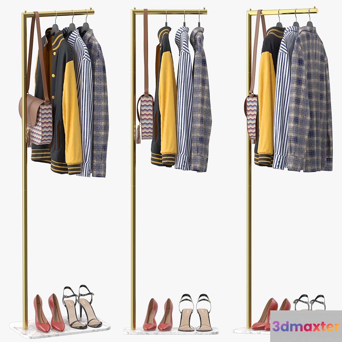 67 Free Standing Metal Coat - No.2