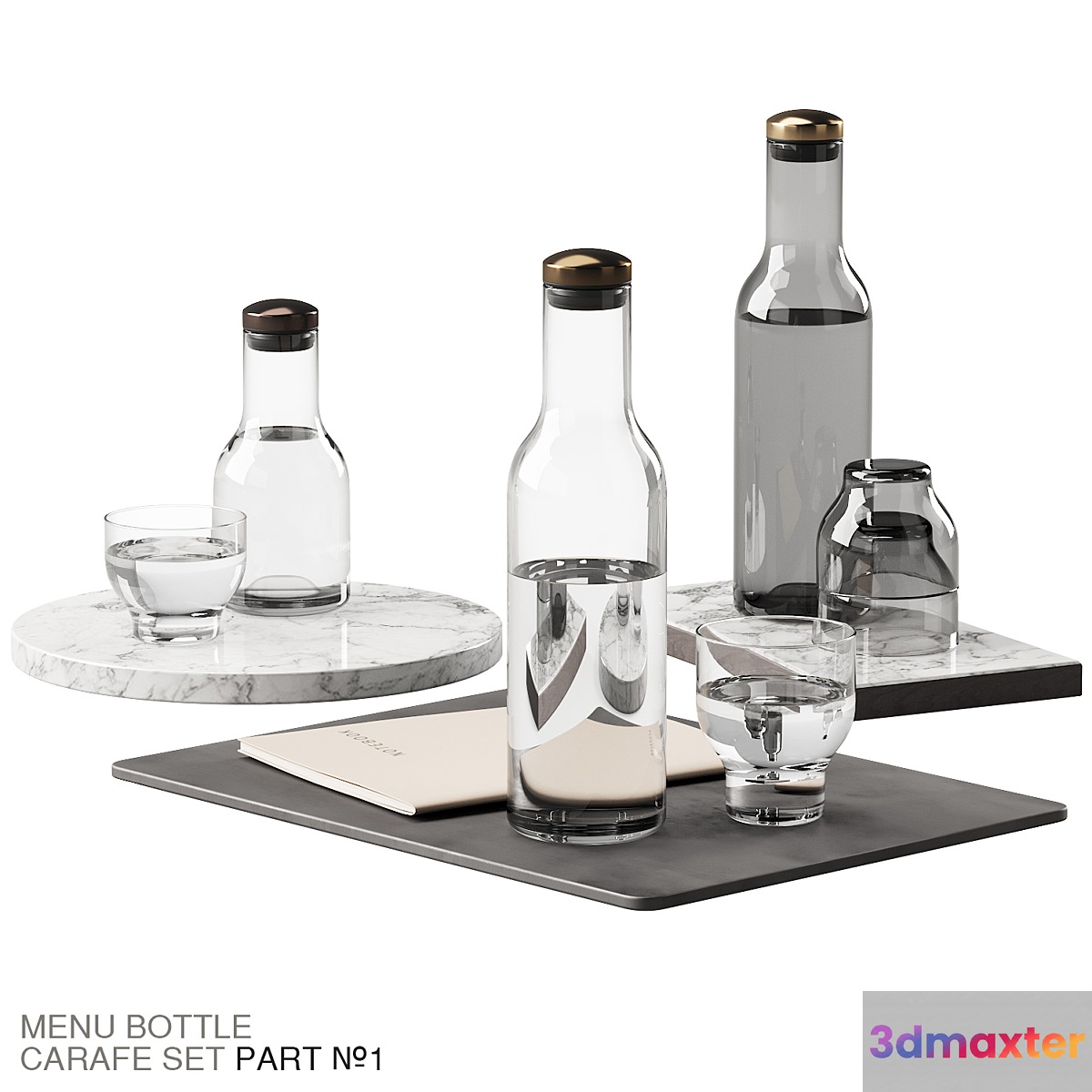 136 dishes decor set 09 MENU Bottle Carafe by Norm P01