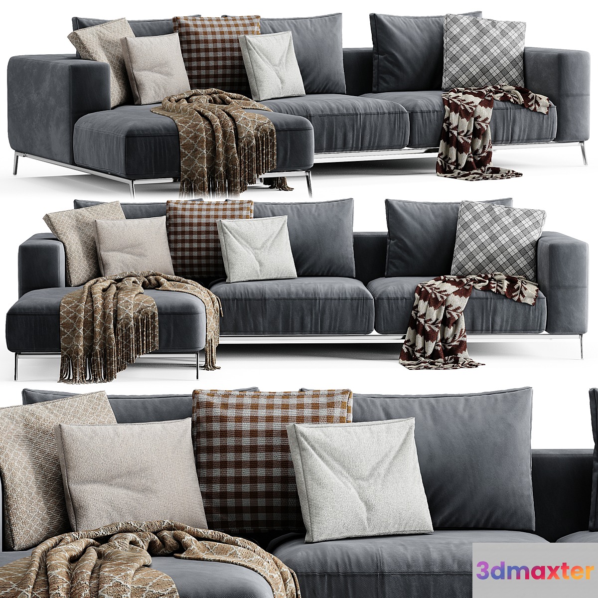 Flexform Ettore Chaise Longue Sofa 2 - No.3