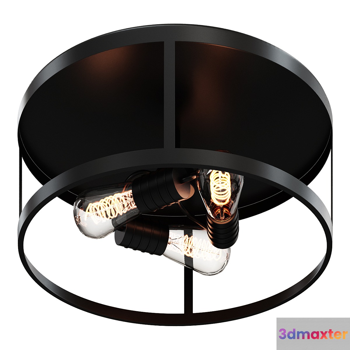 Chandelier VINTAGE MIX CAGE CEILING LIGHT - 3 LIGHT SKU FM17029 BZ lamp
