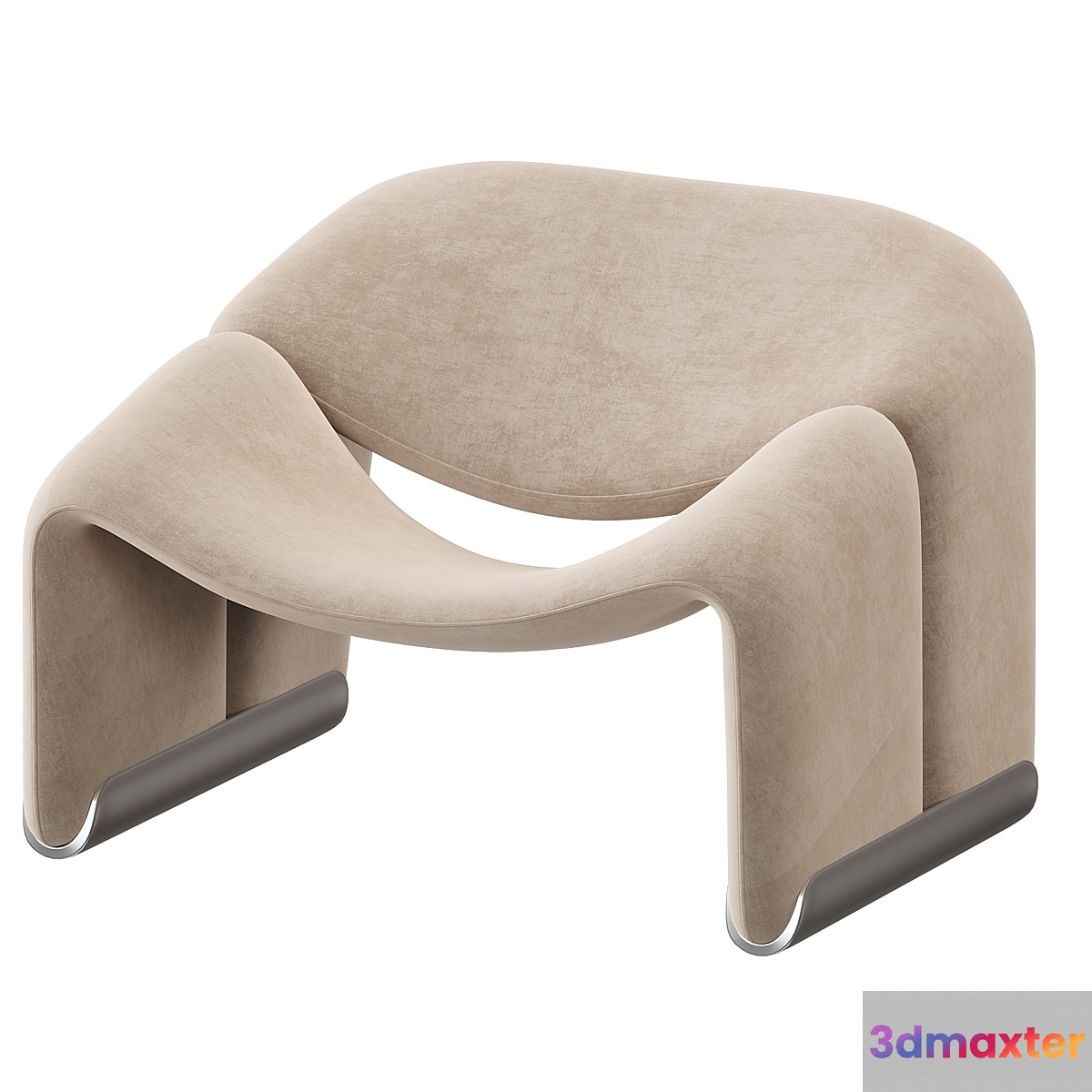 Groovy Chair by Pierre Paulin 3D Max