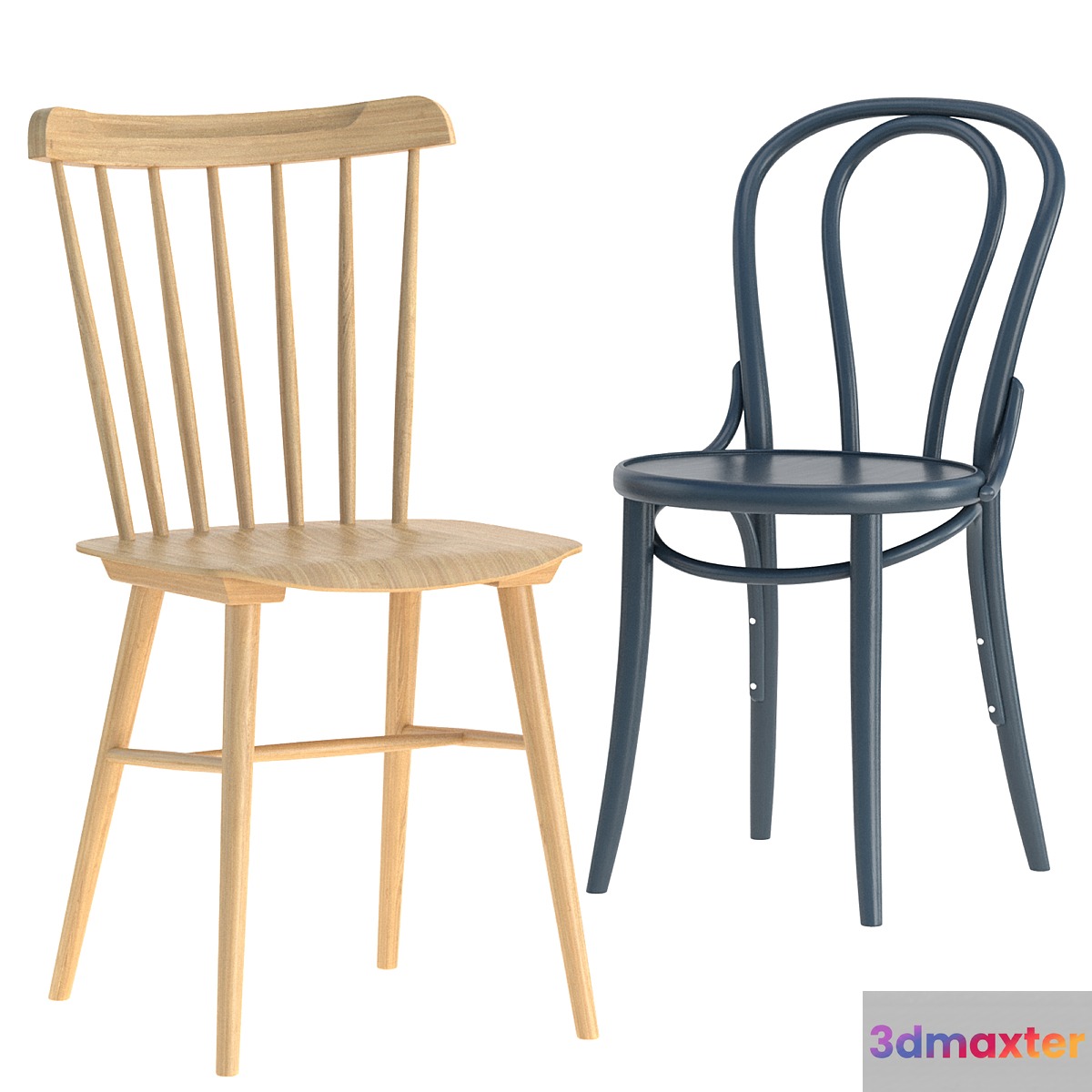 Ironica chair and 18 chair By TON - No.2