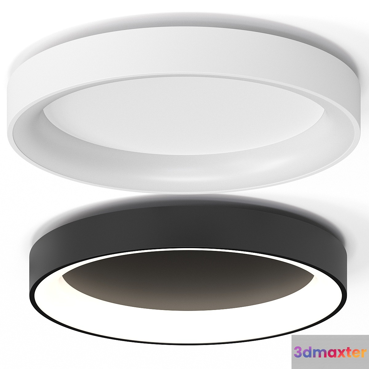 Minimalism Metal LED Ceiling Lamp 3D Max
