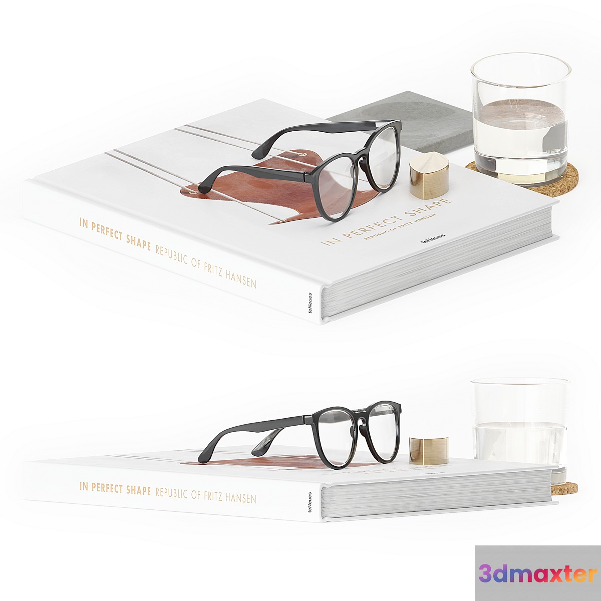 Decorative Set Glasses And Book - No.2