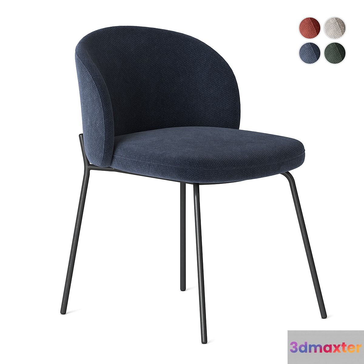 BoConcept Princeton Chair Dining 3D Max
