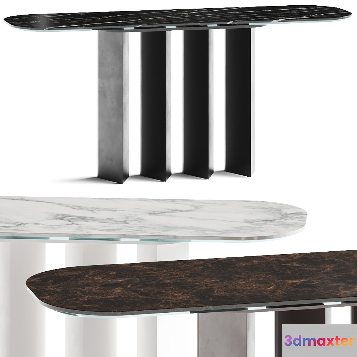 Bonaldo Geometric Console Tables