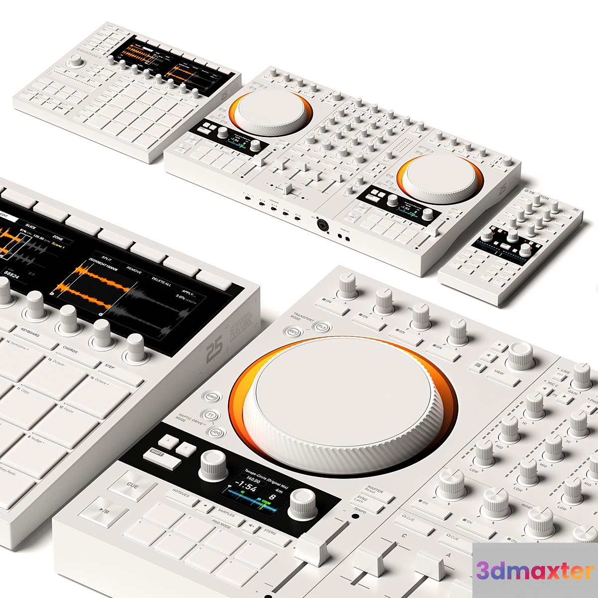 DJ Controllers Native Instruments 3D Max