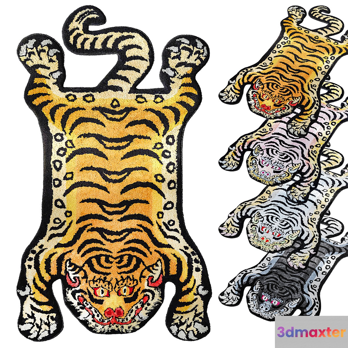 Tibetan tiger rug