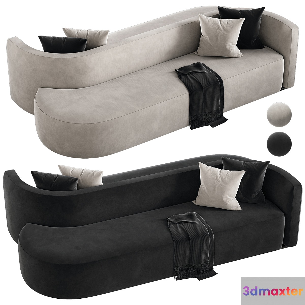 Radius Chaise Sofa - No.2 Radius Chaise Sofa - No.2