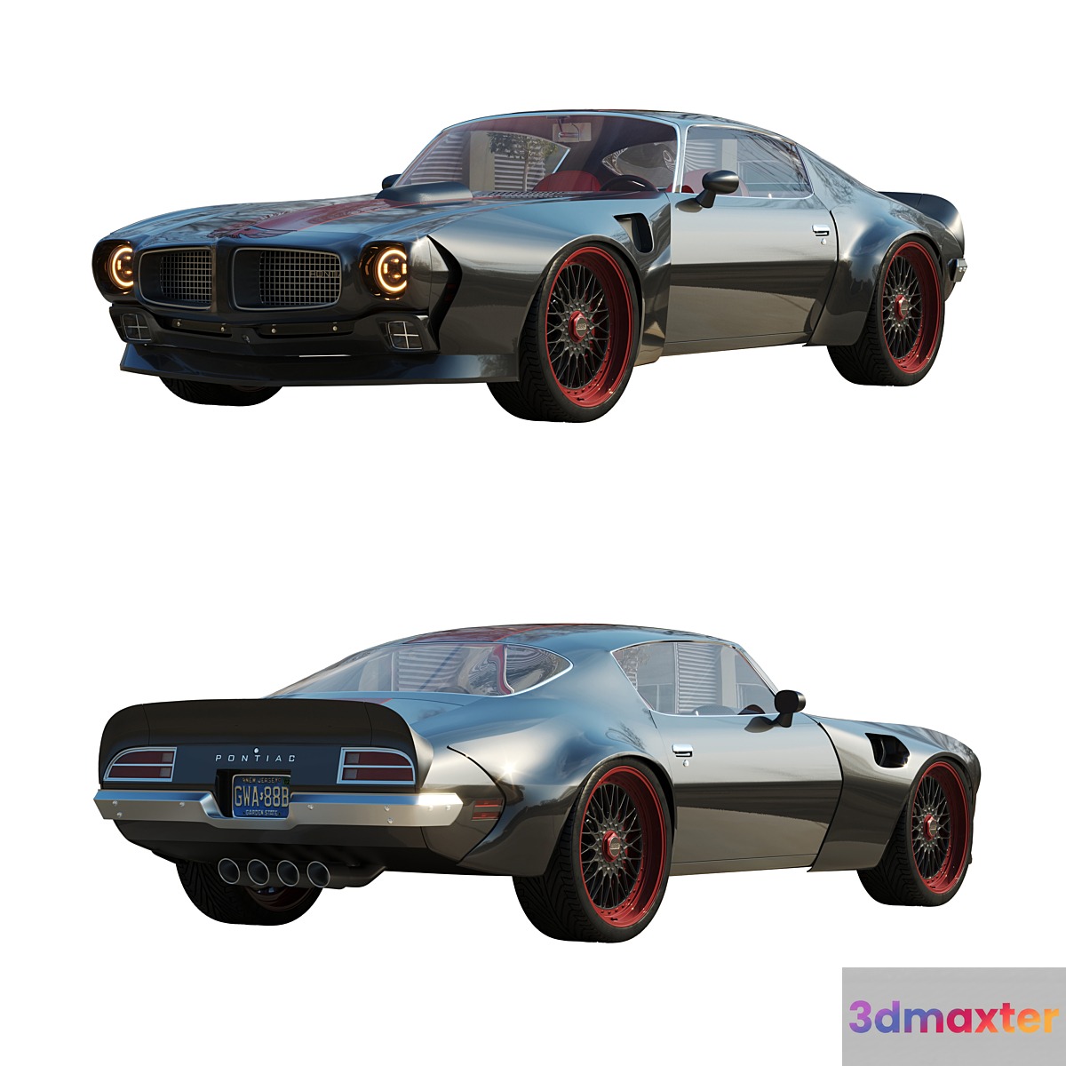 Pontiac Firebird Trans Am 1970 Tuning Edition 3D Max