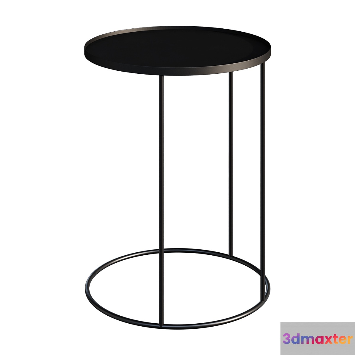 Coffee table ROUND TRAY ETHNICRAFT BIJZETTAFEL coffee table