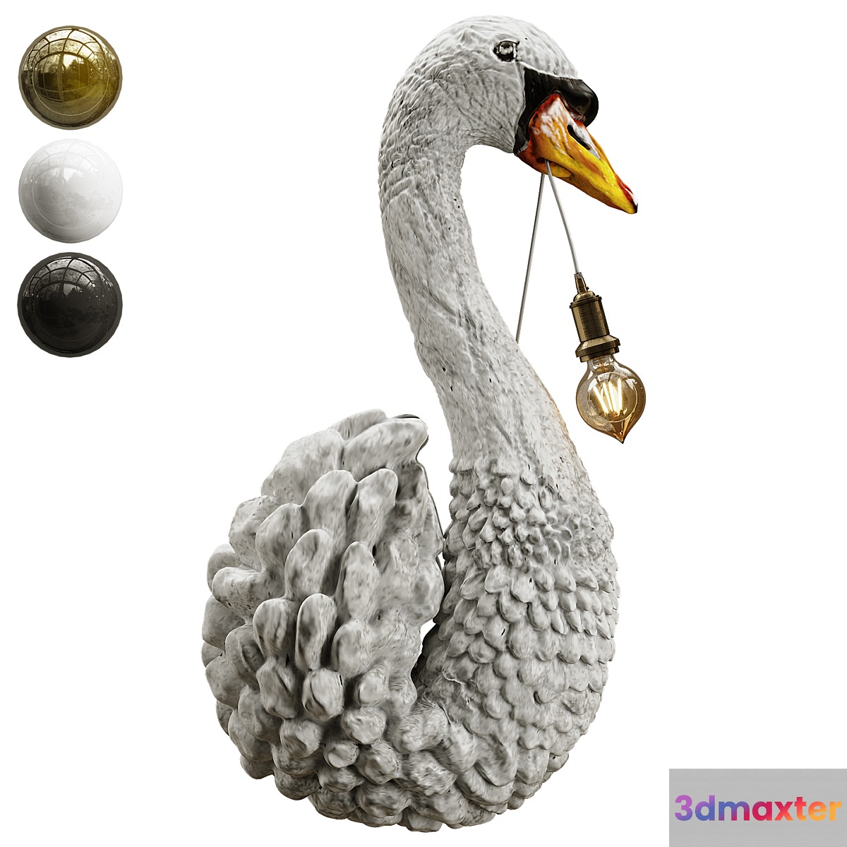 Swan Wall Light