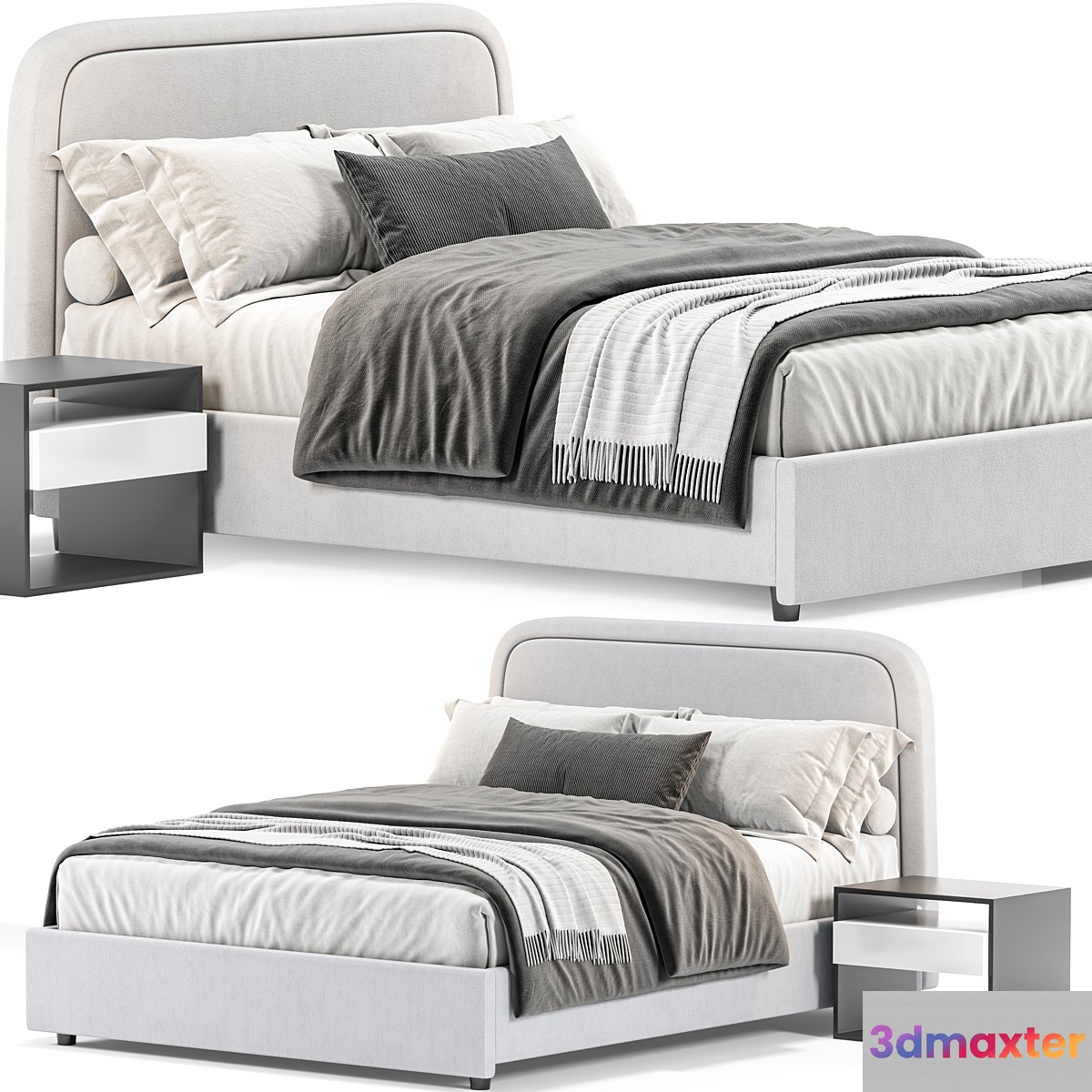 West Elm-Camilla queen Bed - No.2