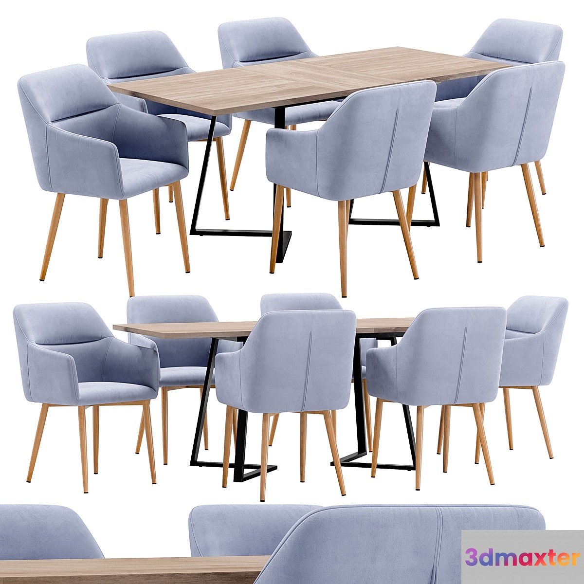 Rome dining chair and Ronaldo table - No.2
