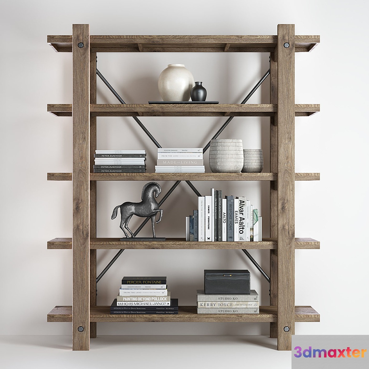 Pottery barn BENCHWRIGHT ETAGERE BOOKCASE