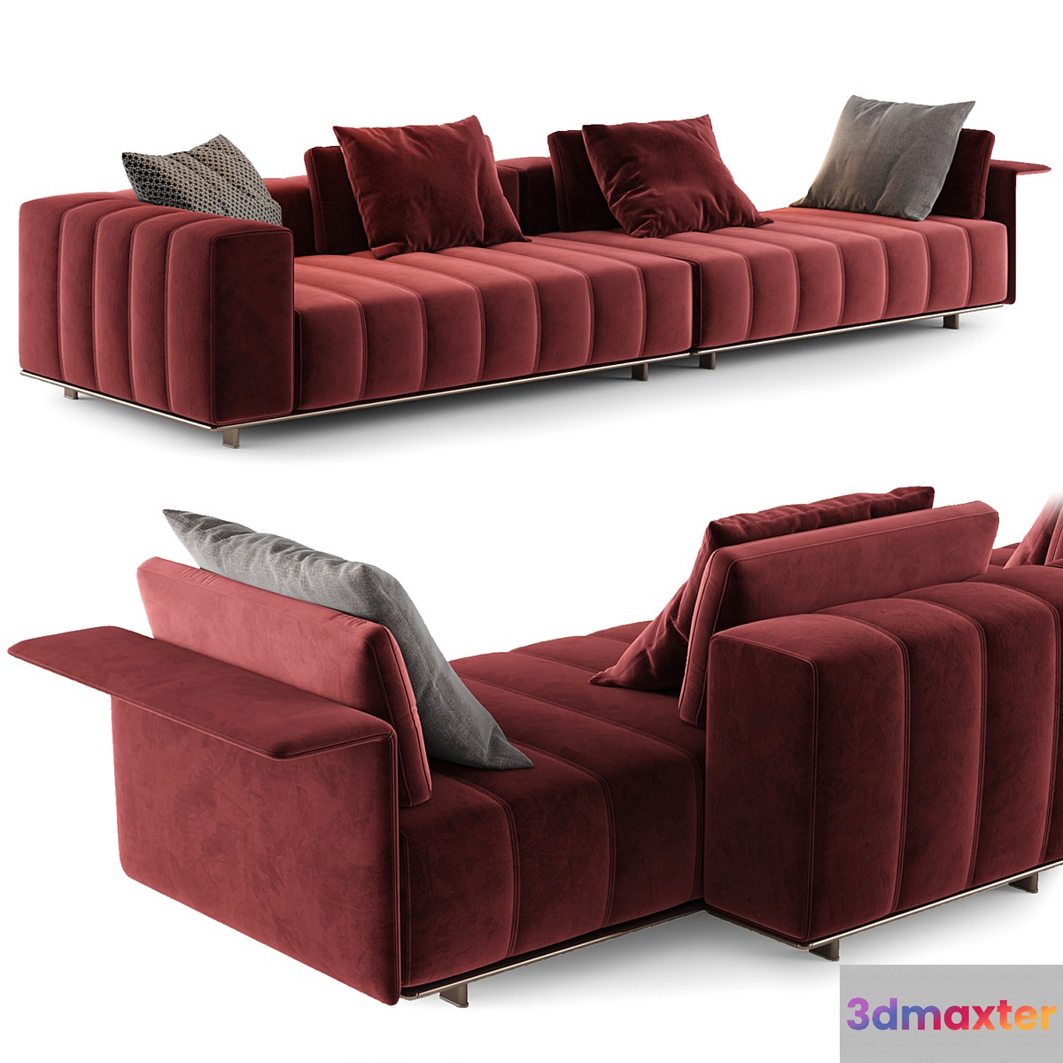 Minotti FREEMAN TAILOR Sofa 3D Max