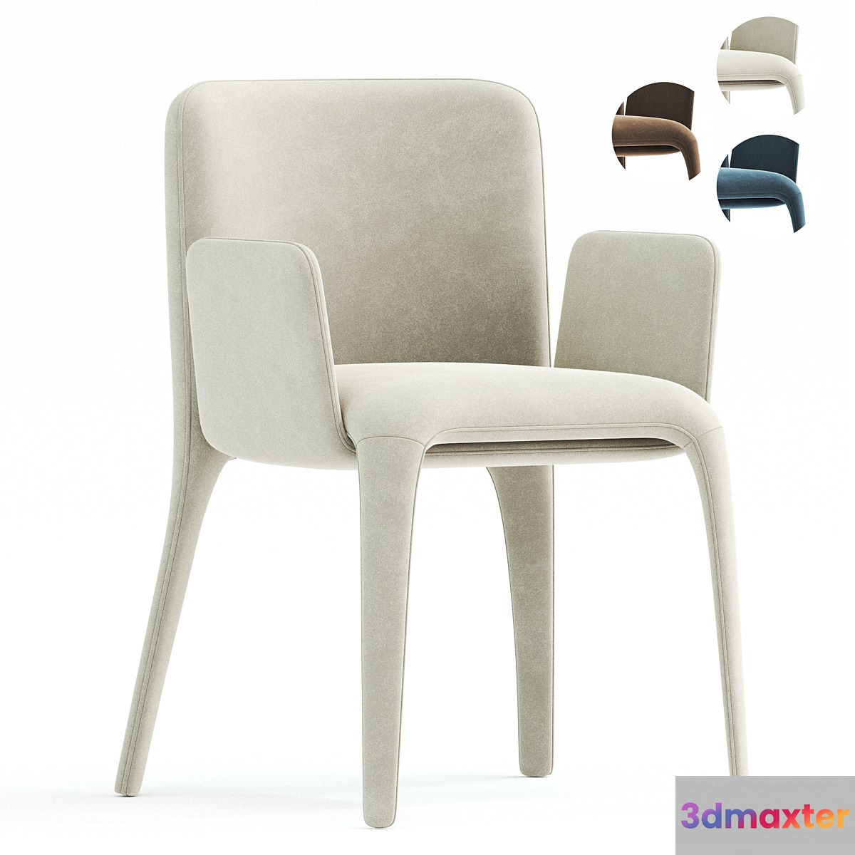 modern dining chair 3D Max