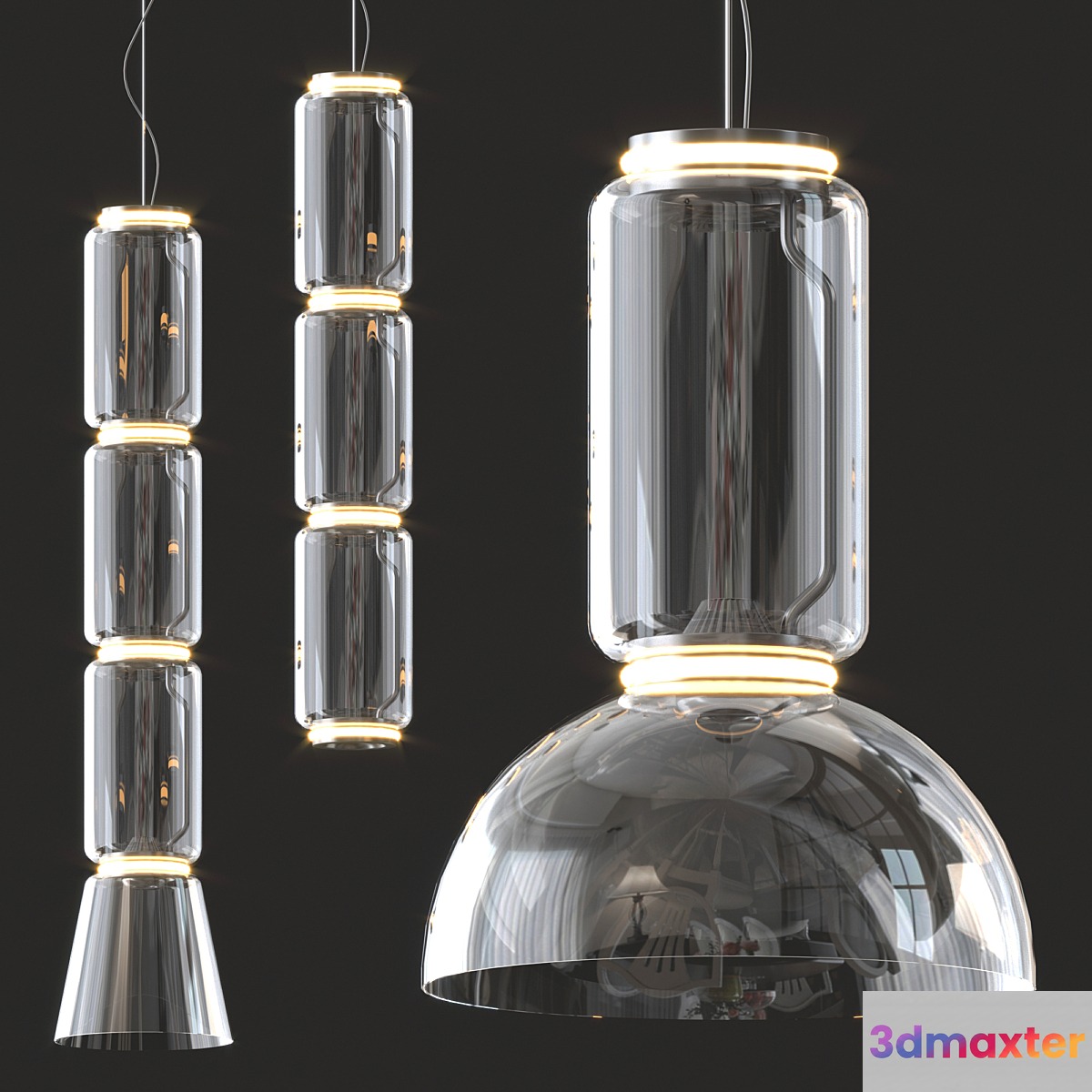 Flos Noctambule Collection 3D Max