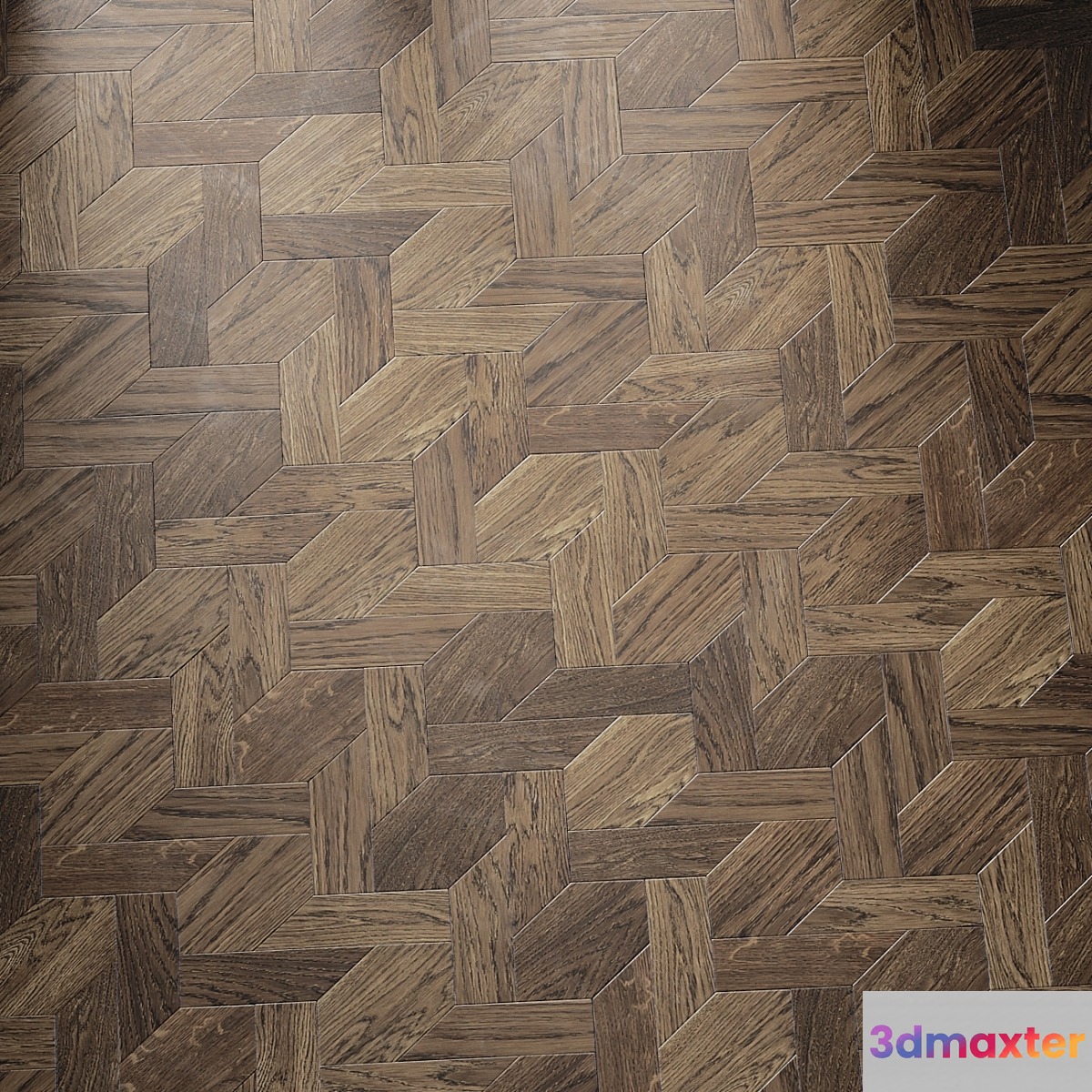 Artistic parquet with 