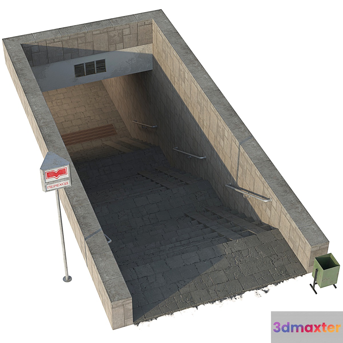 Entrance to the subway _ underpass