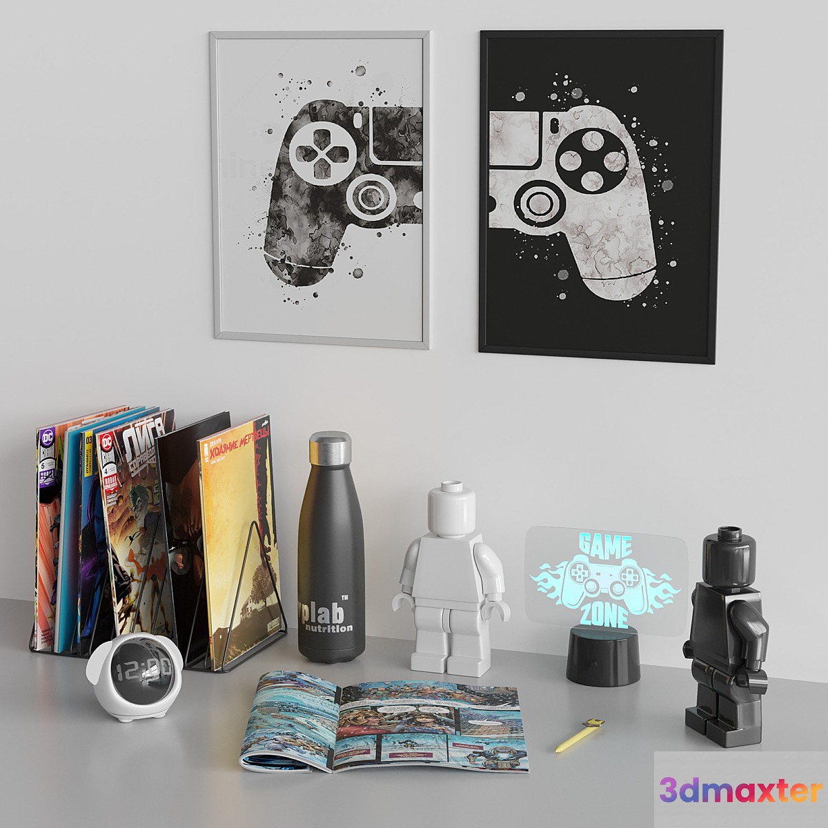 Decor for a children's room 3D Max