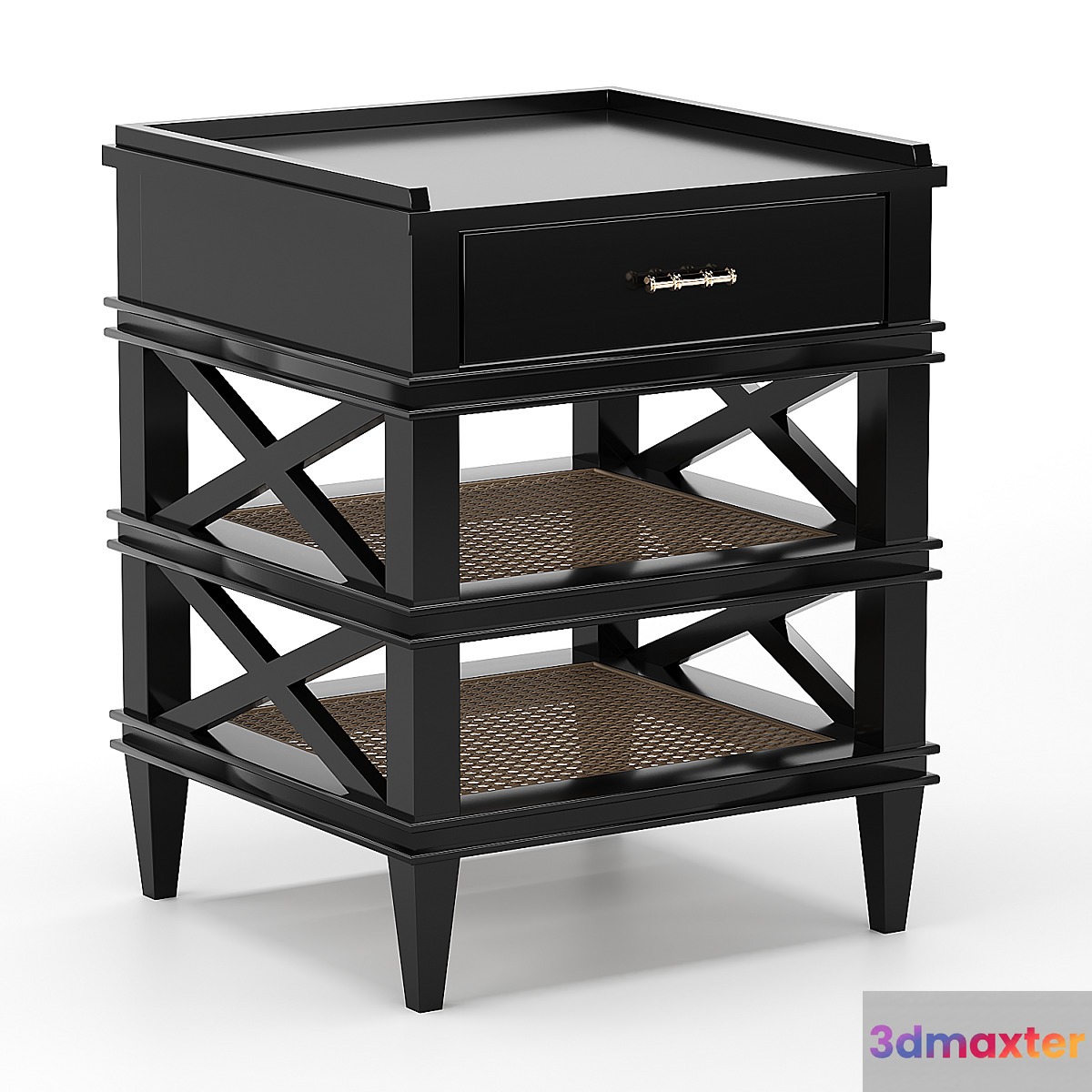 Cabinet Jacqueline Wicker Shelves - No.2