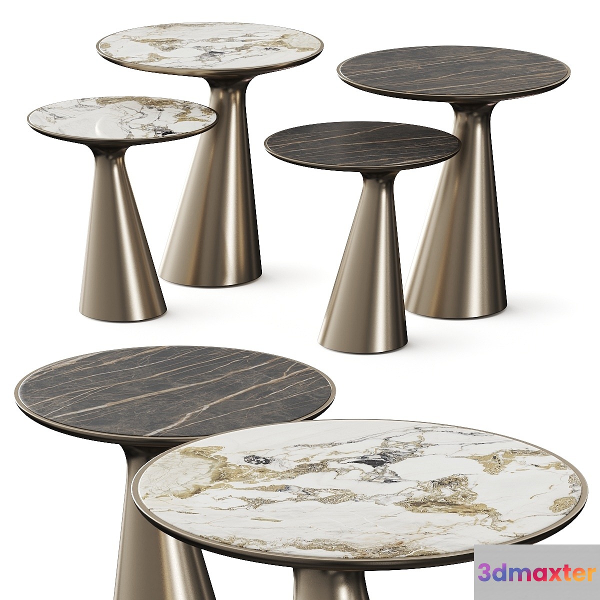 Cattelan Italia Peyote Keramik Coffee & Side Tables