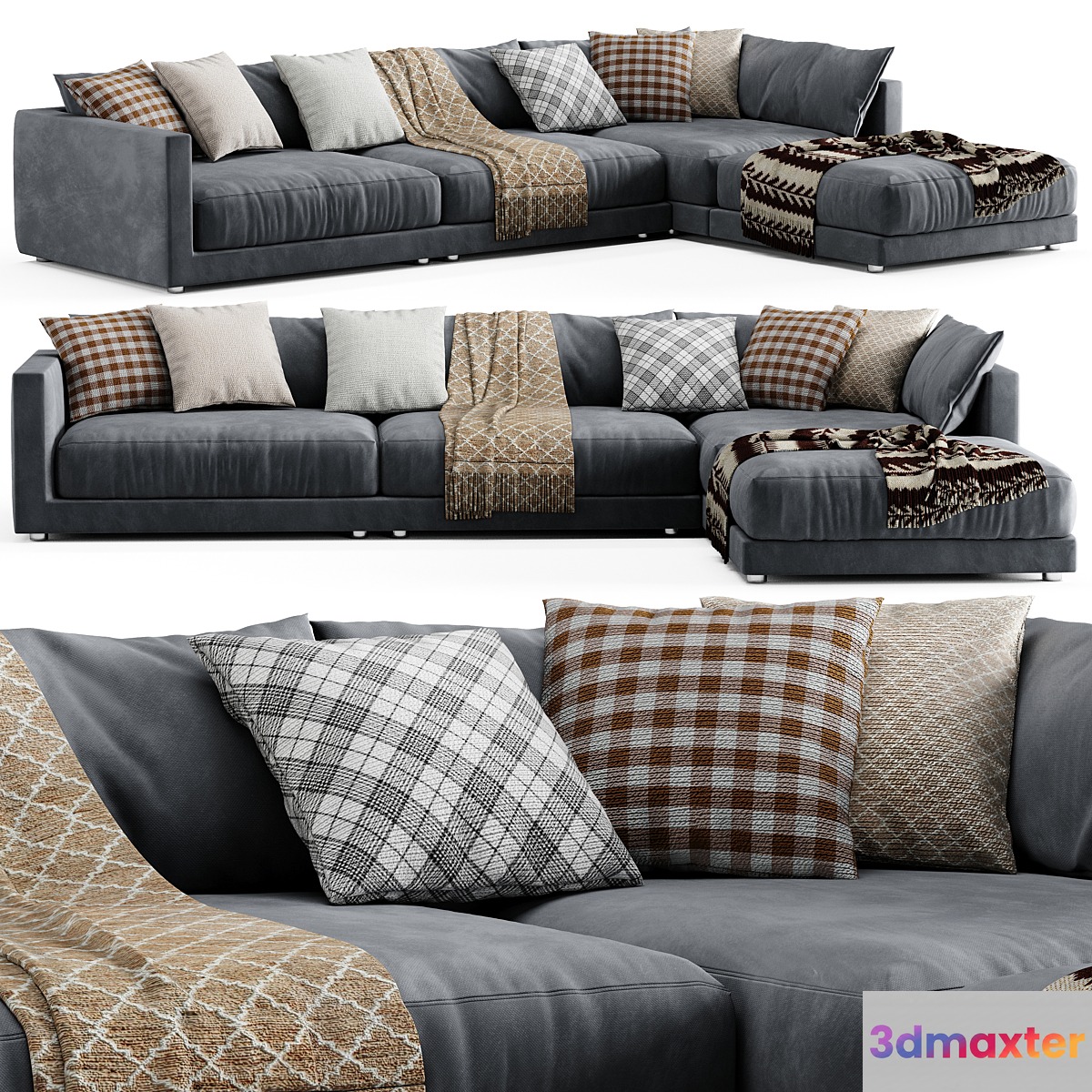Sofa Poliform Bristol 3D Max