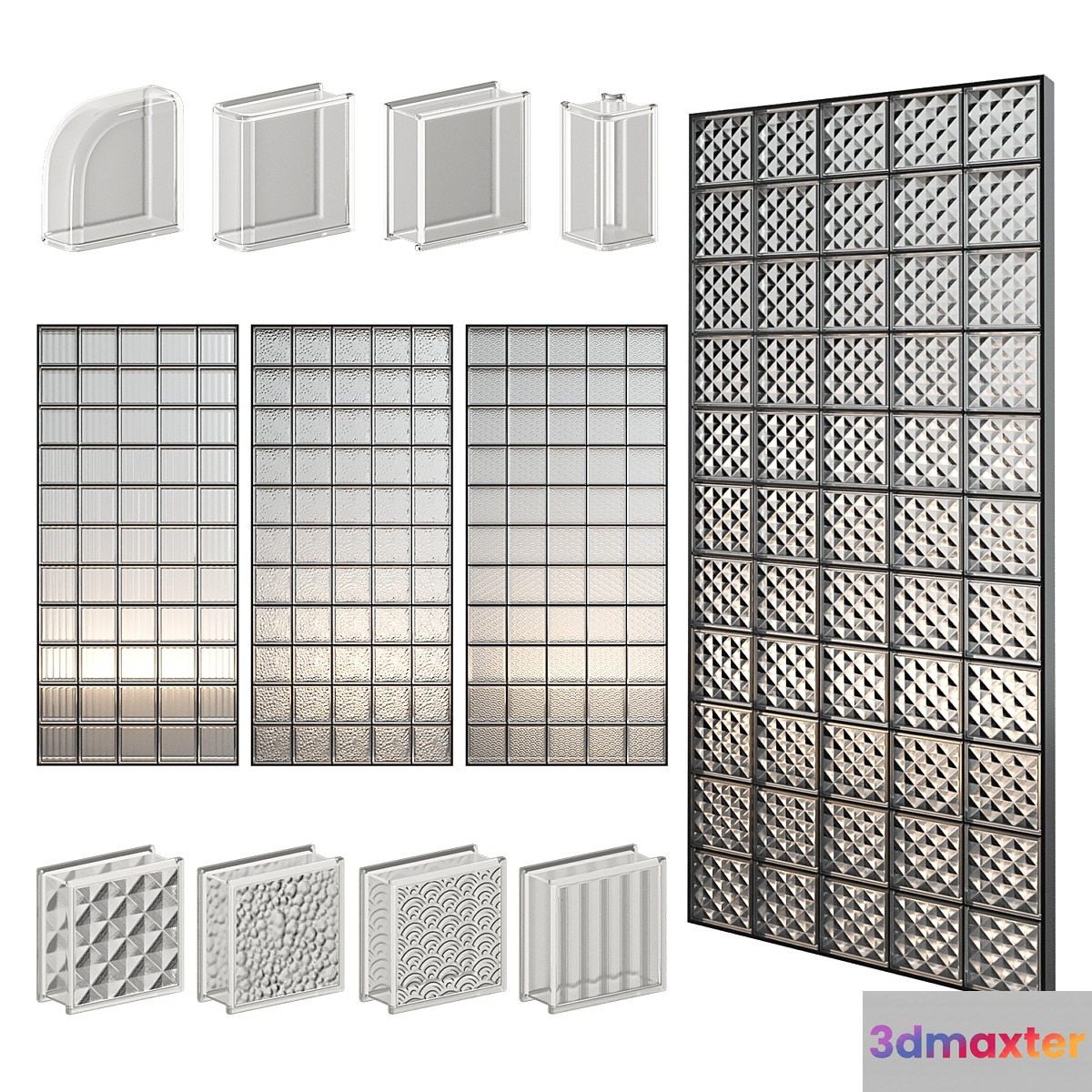 Glass Block Wall 10