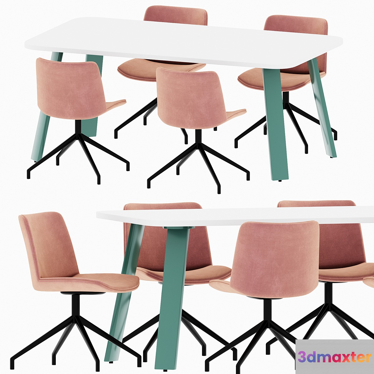Liebe Fly chair x office table