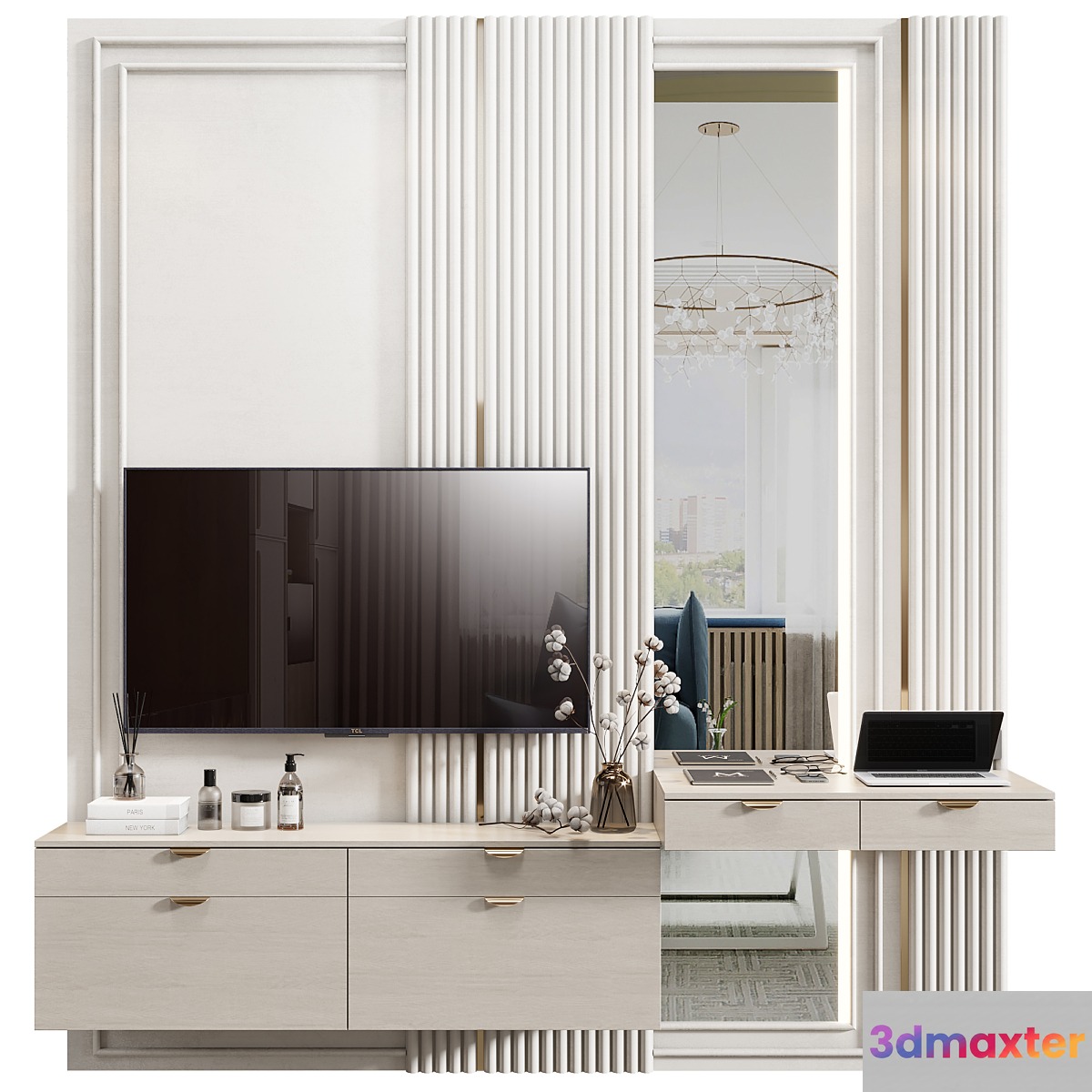 Room tv wall 11