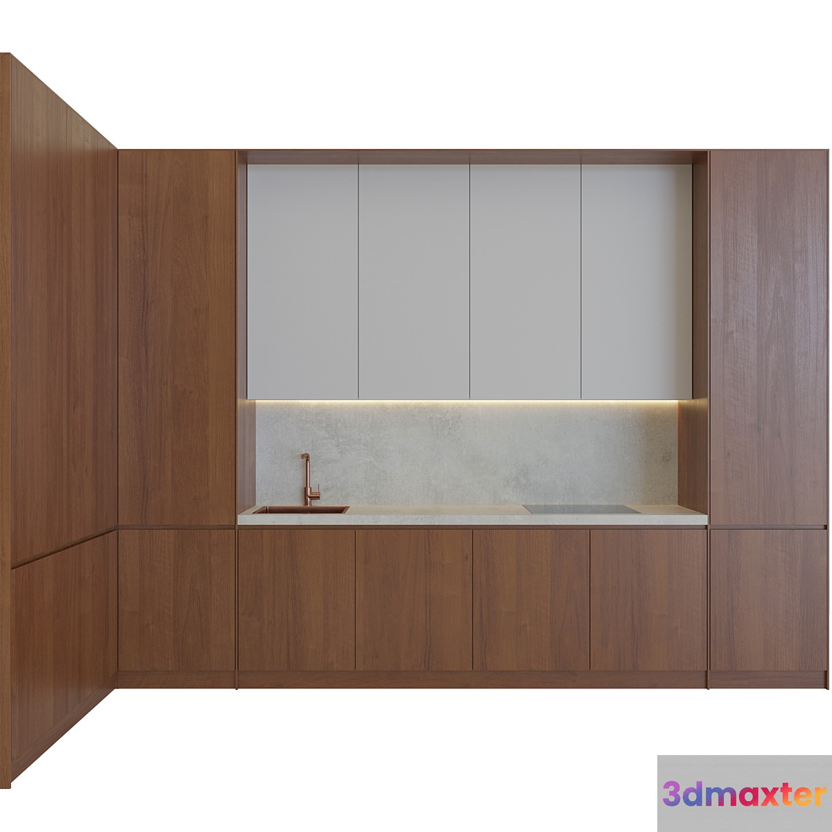 modern kitchen 25 3D Max