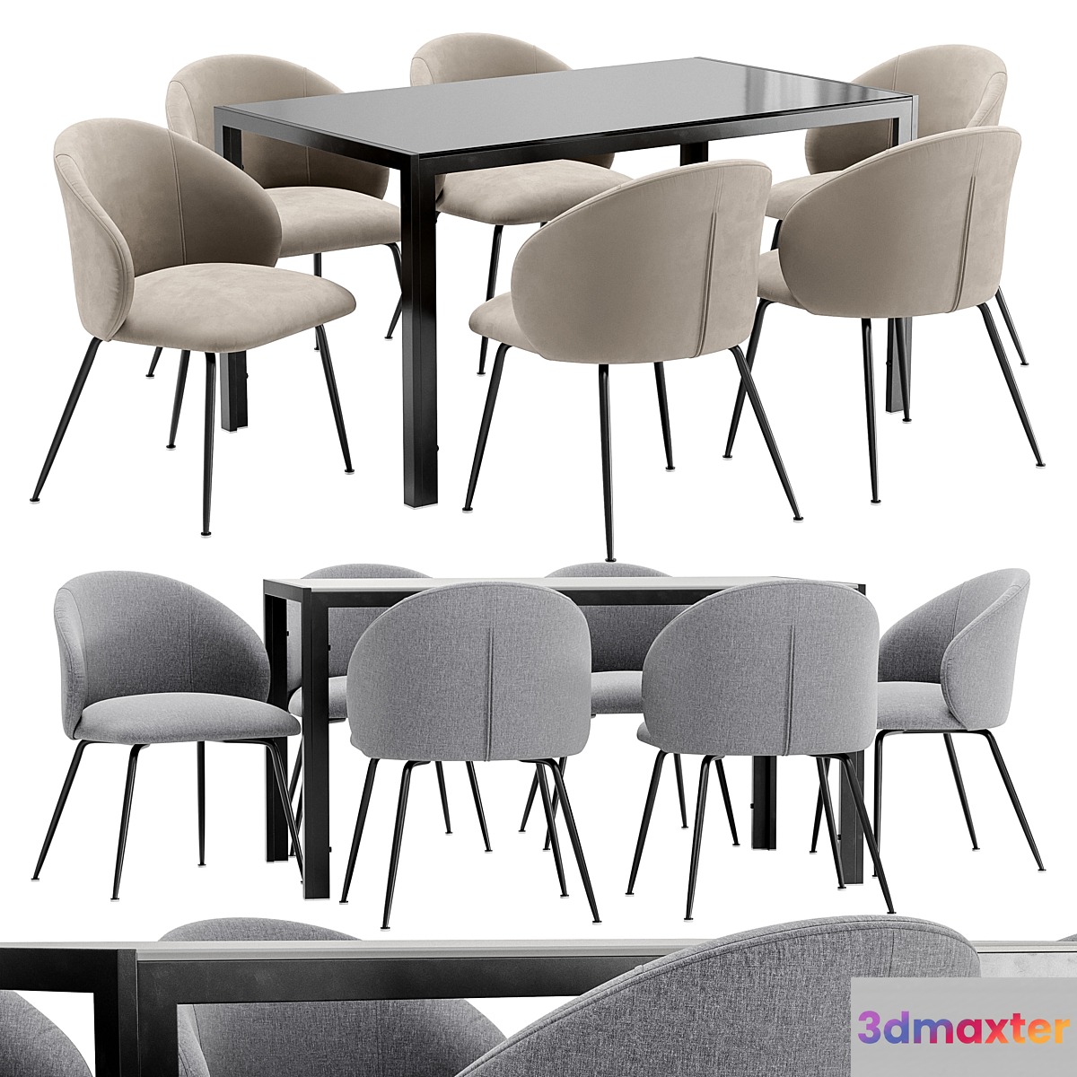Dining chair Garda Decor and table Derby - No.3