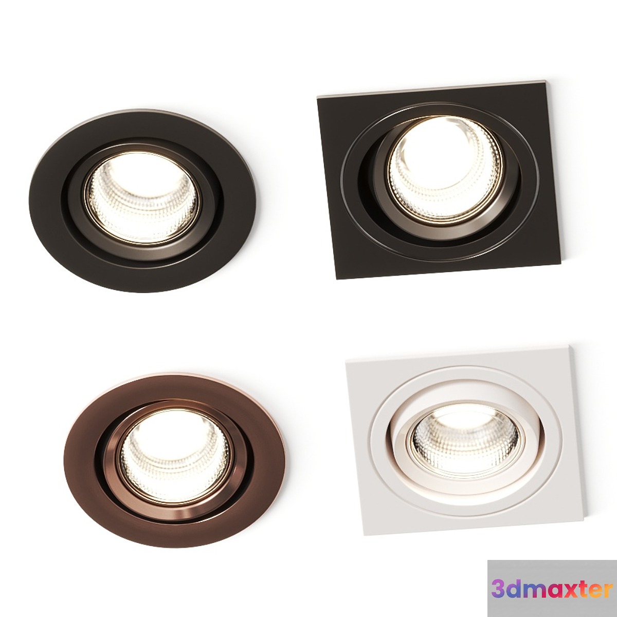 Puraluce St85 Spotlights 3D Max