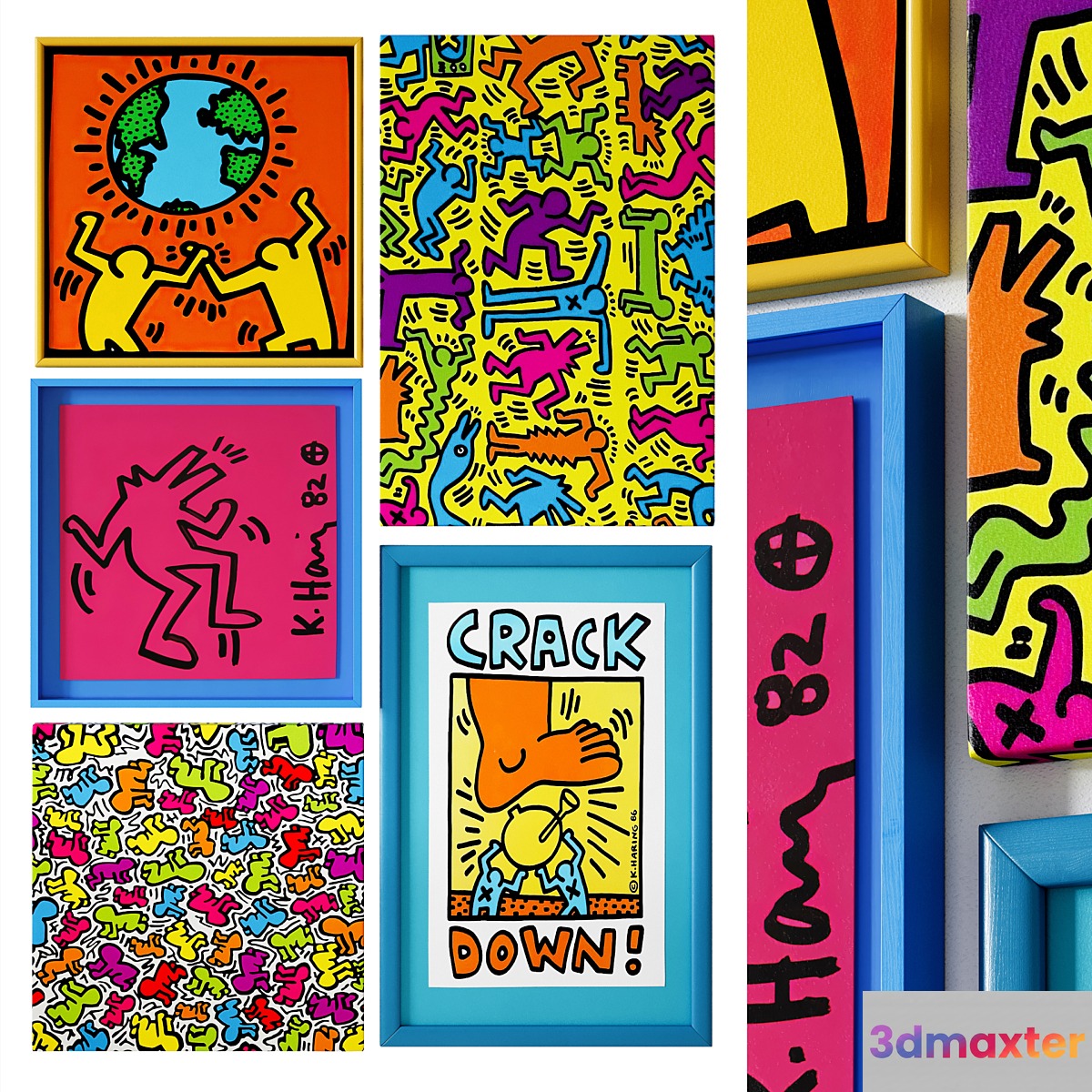 Painting set _ Keith Haring - No.2