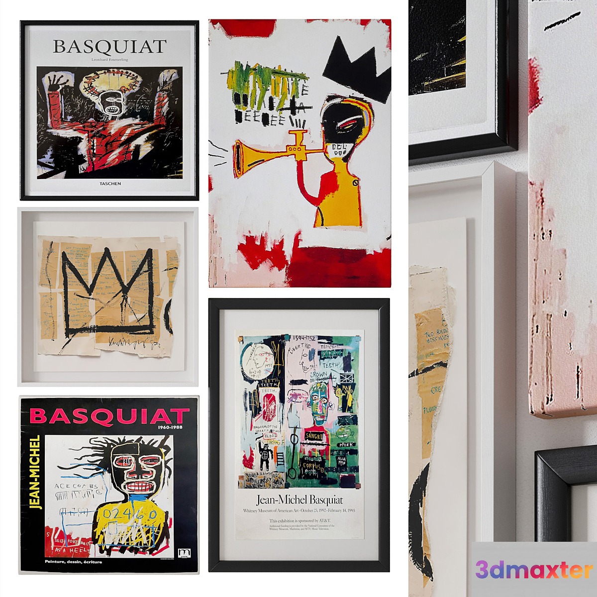 Set of paintings _ Basquiat - No.2