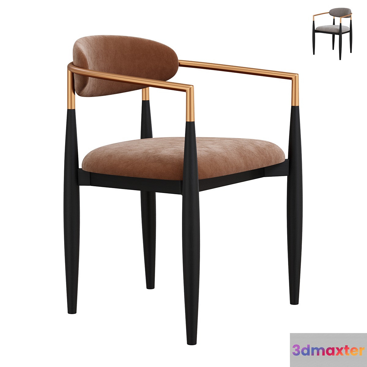jagger dining chair 3D Max