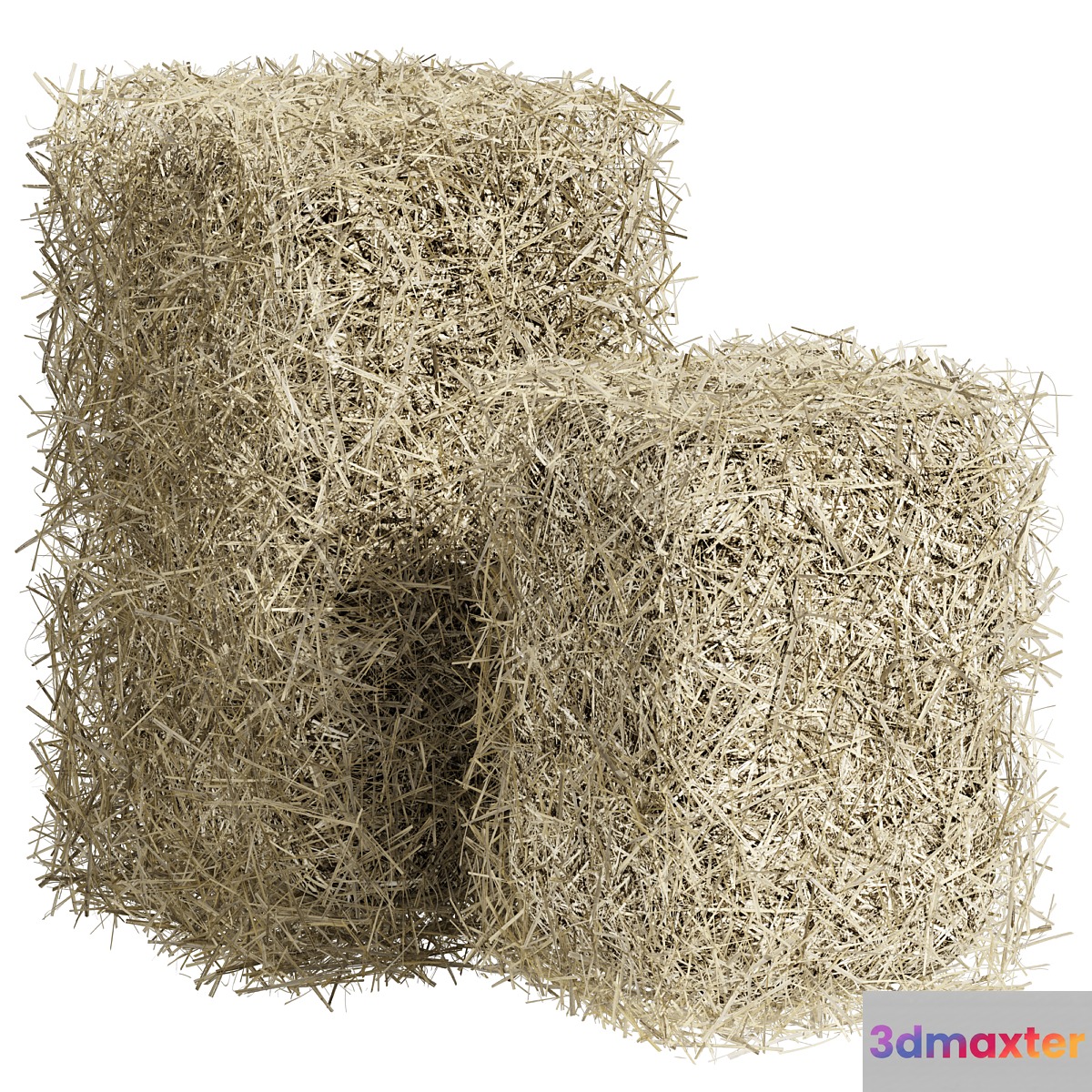 Bales of hay 3D Max