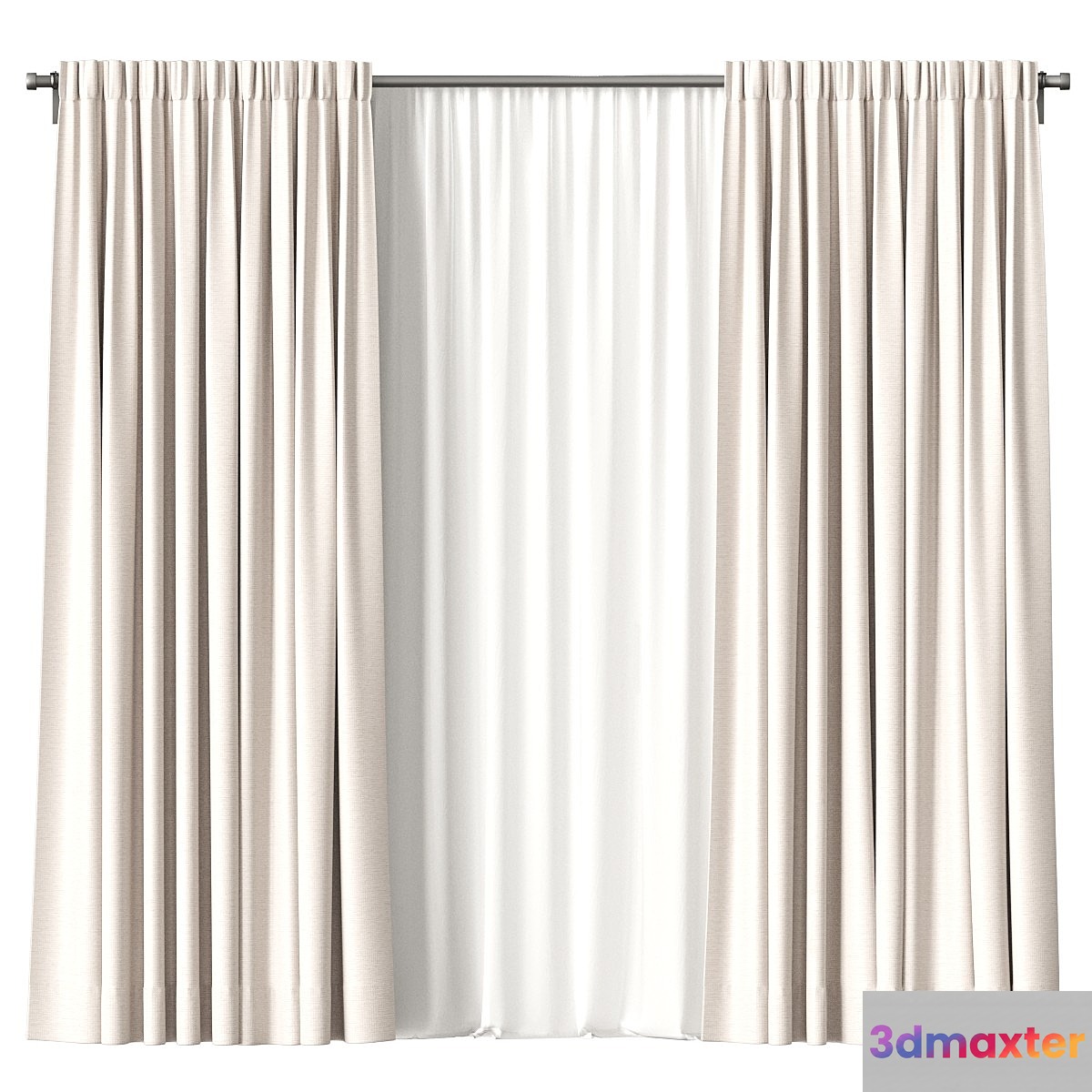 Curtains 3D Max