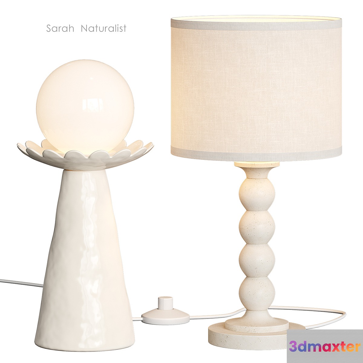 Naturalist Sarah West Elm Table Lamp 3D Max