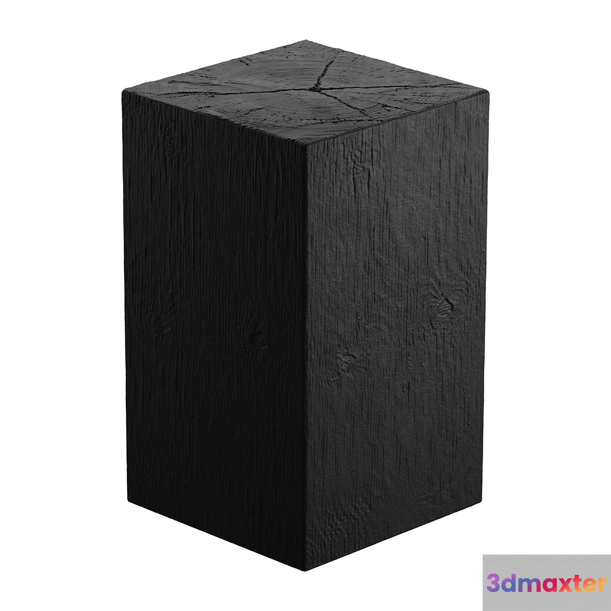Burntwood stool