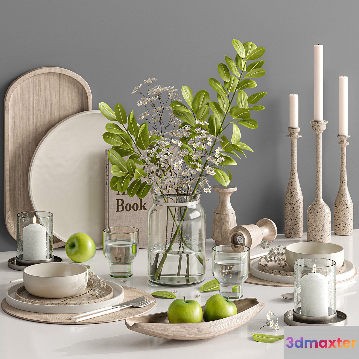 tableware 001 3D Max