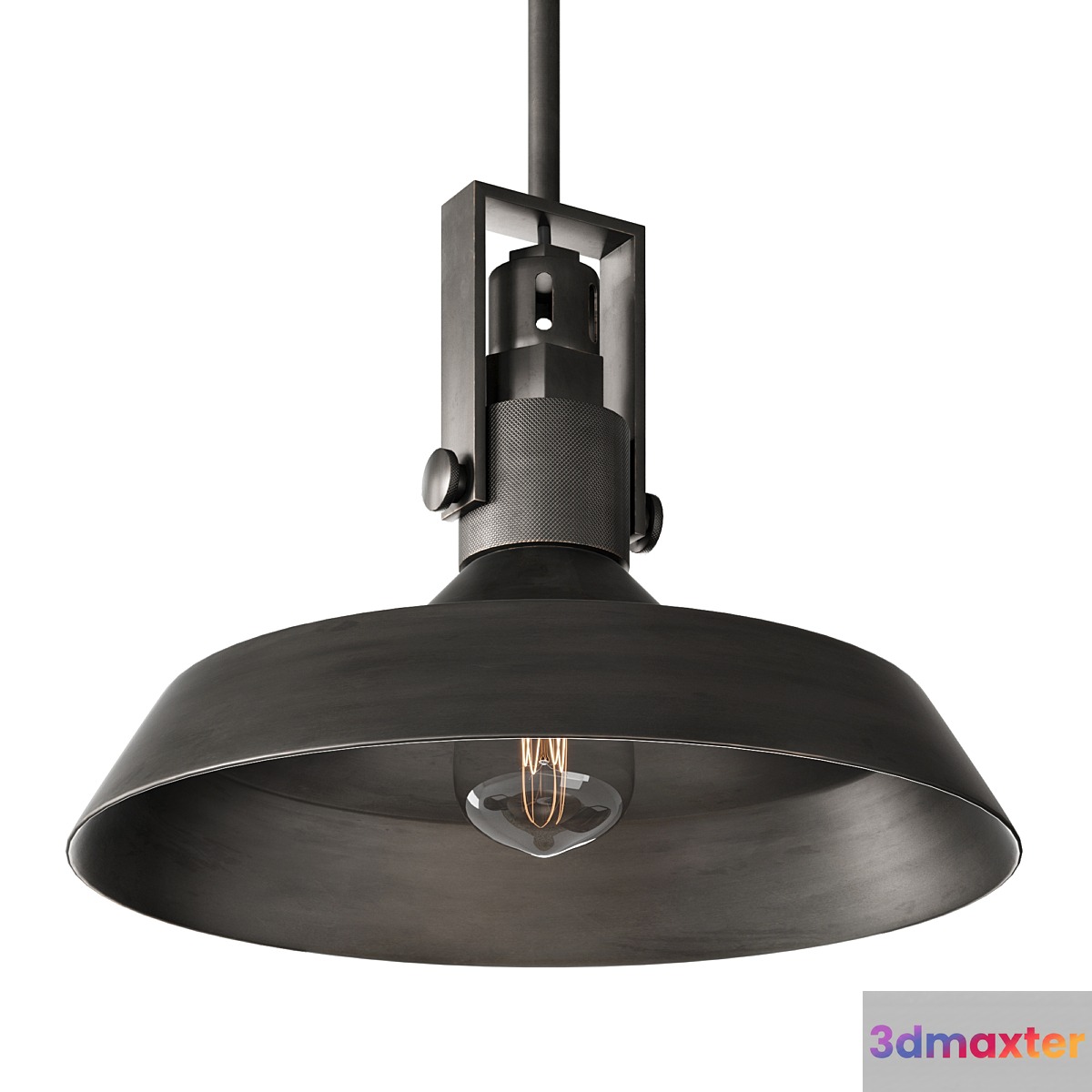 RH Modern Condorcet Metal Shade Pendant 3D Max