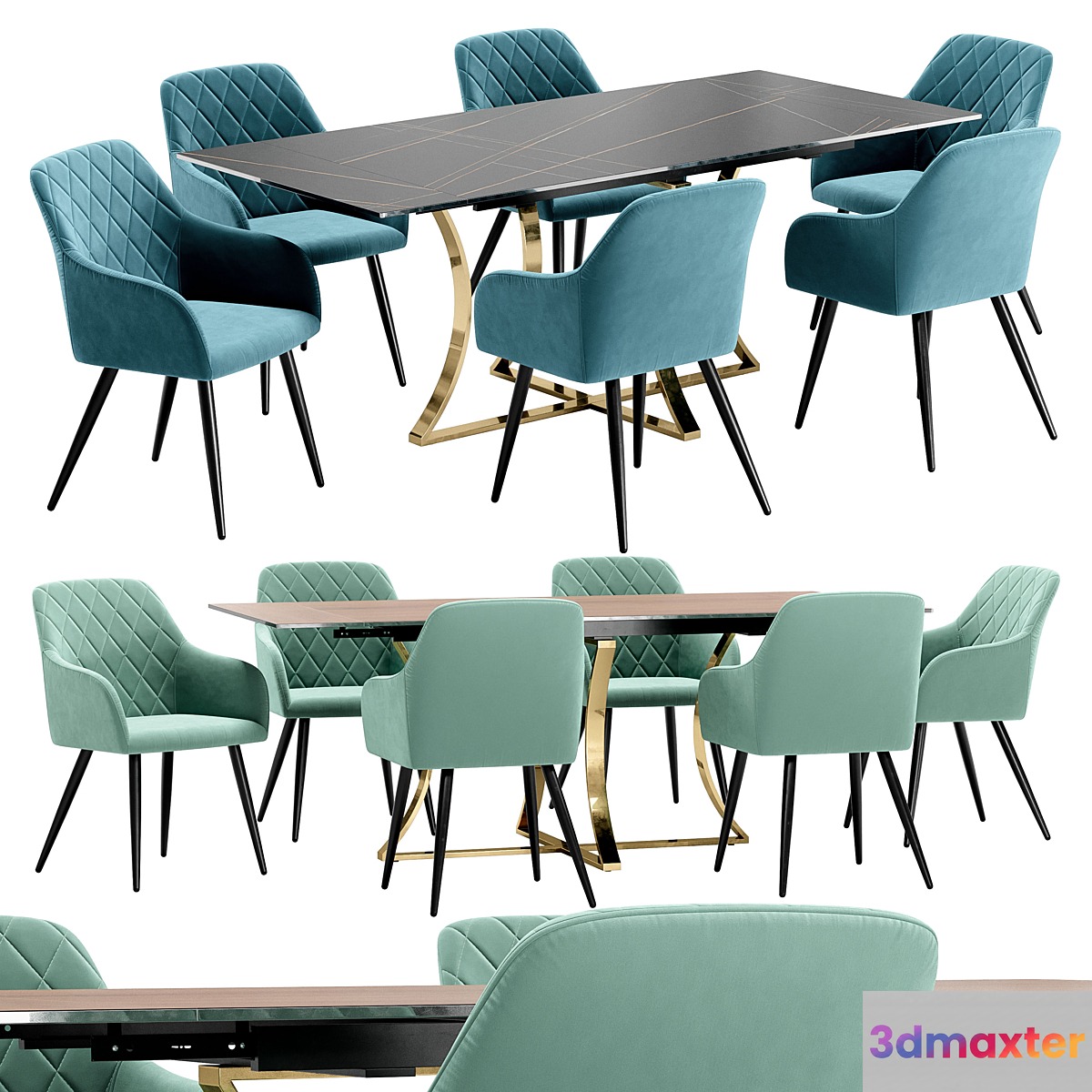 Dining chair Robert and table DT