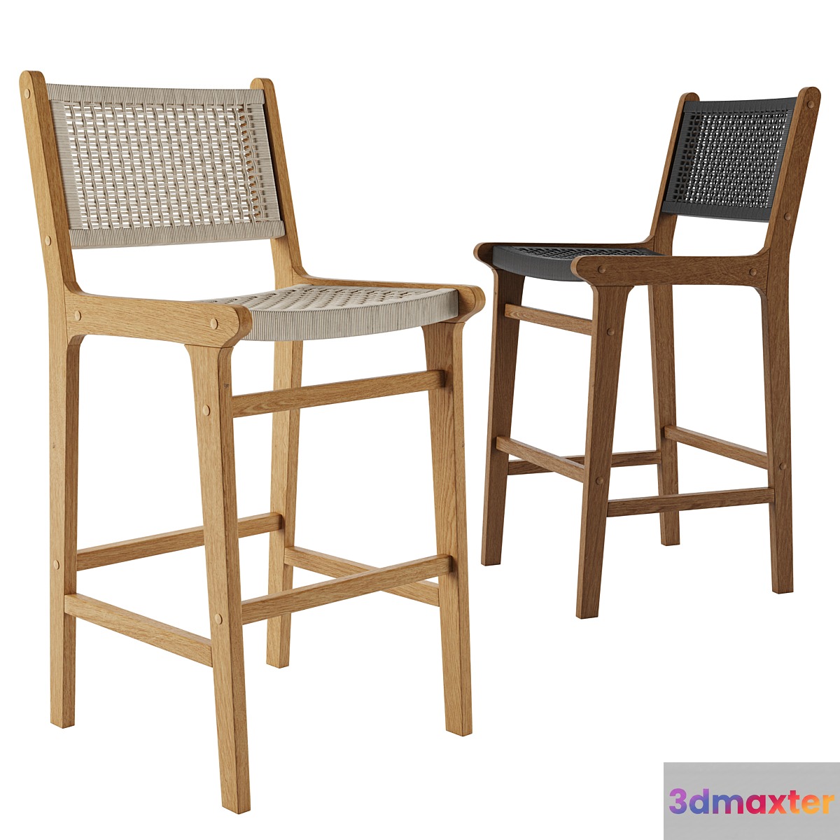 Bar Stool Modica 3D Max