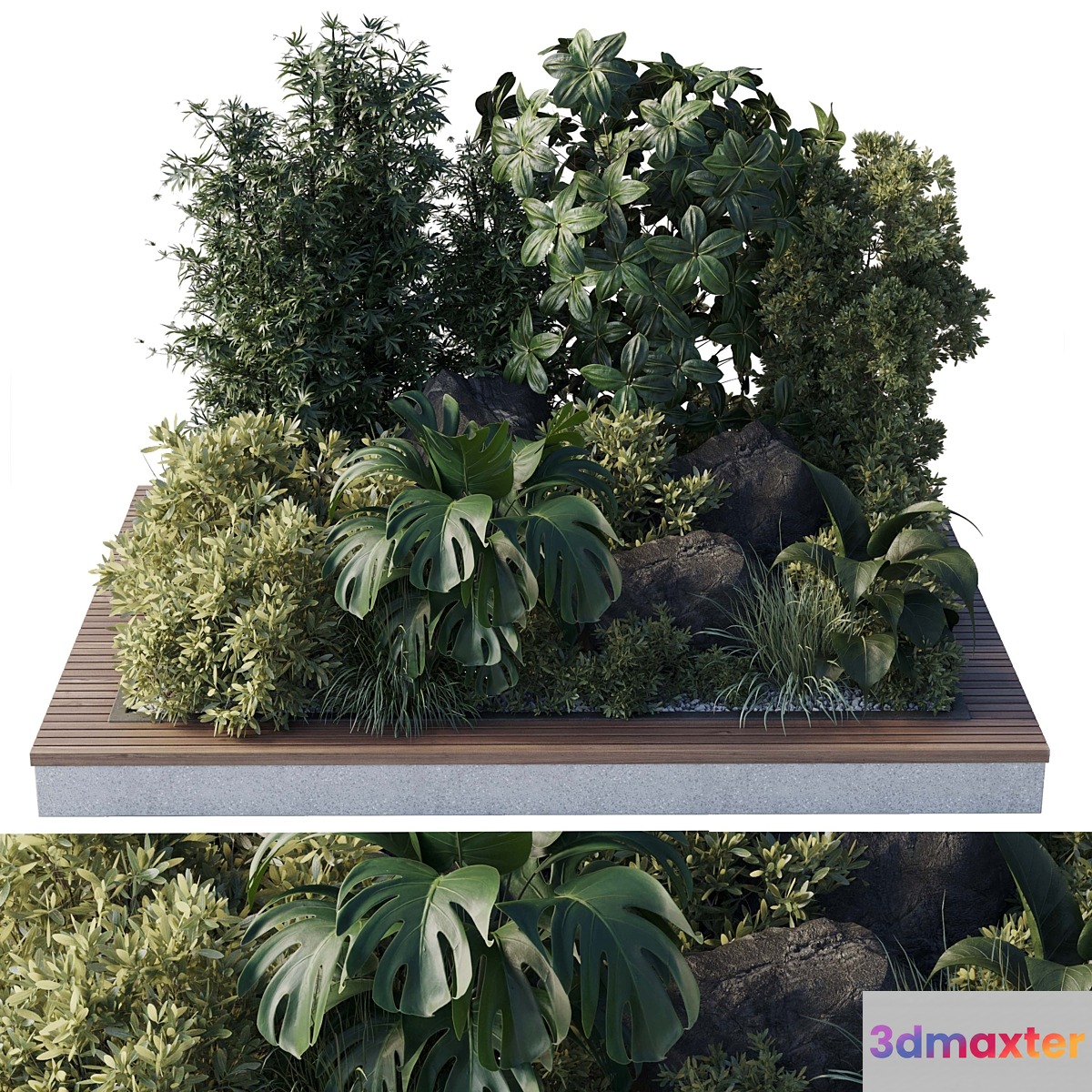 Collection outdoor indoor 101 pot plant 3D Max