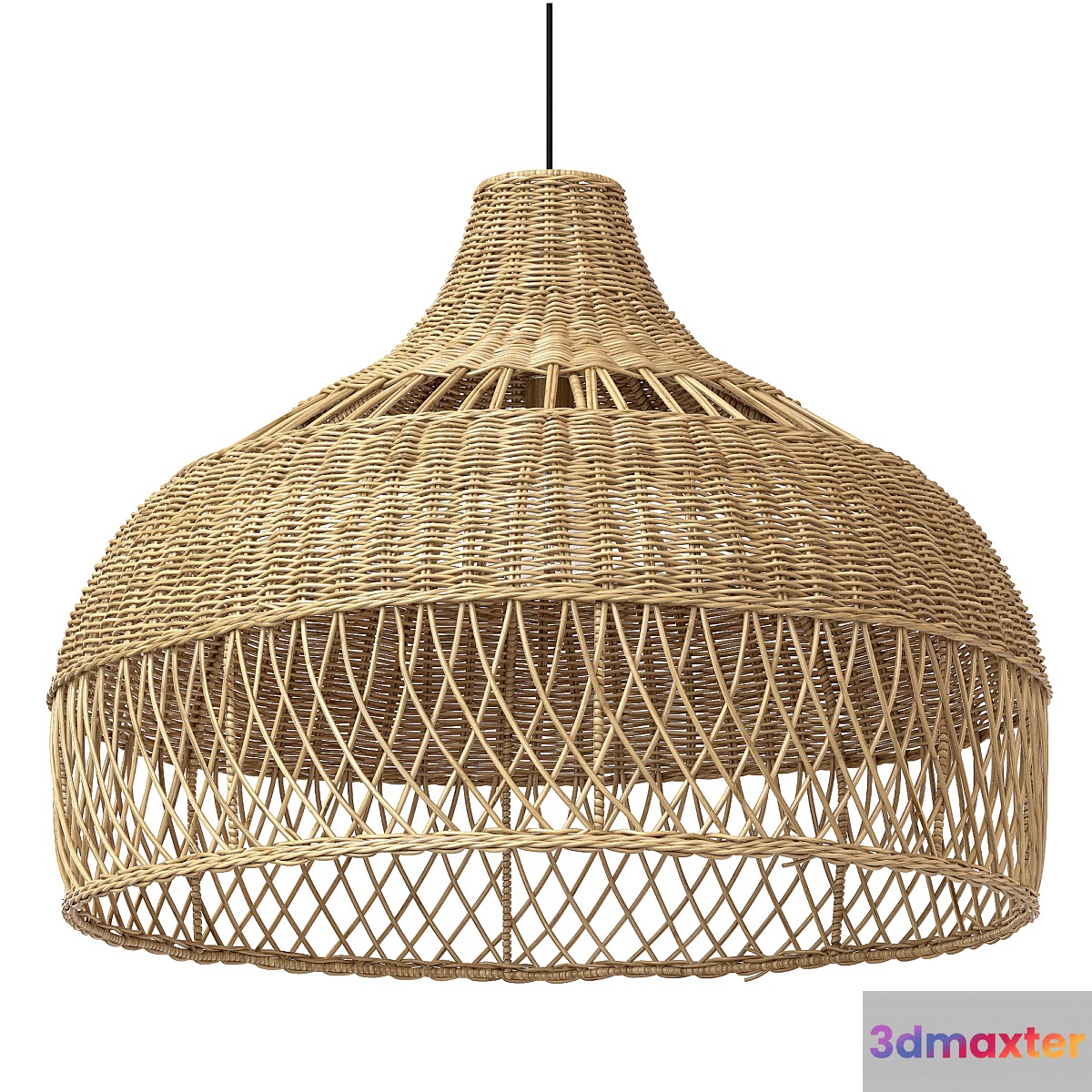 New wicker round tulip skirt rattan light - No.2