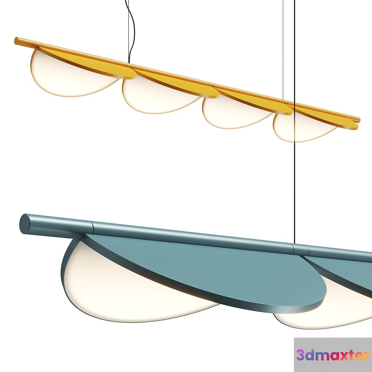 Flos Almendra S4 Linear Pendant Lamp - No.2